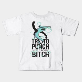 Trendy Shark Try To Punch Me Now Collections Kids T-Shirt